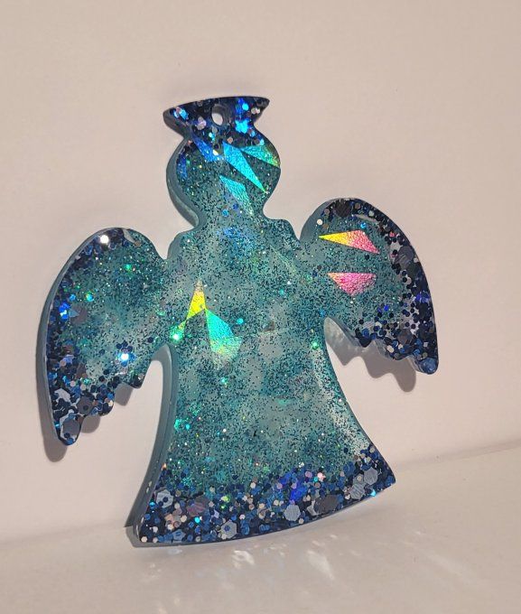 Suspension Ange et bonhomme de neige